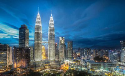 Visit the PETRONAS Towers in Kuala Lumpur